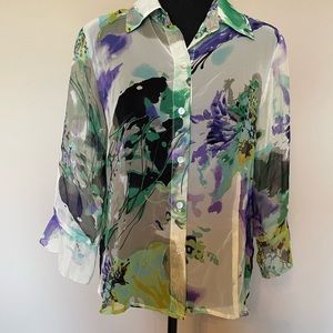 Nicola Womans Button Up Shirt